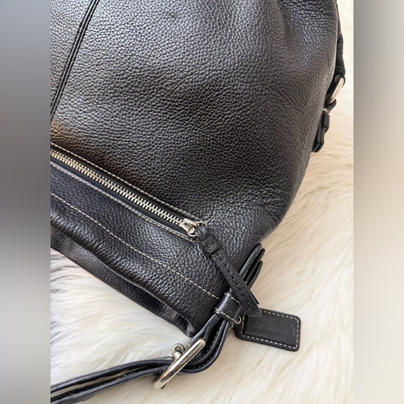Coach Black Leather Hobo Bag - Picture 10 of 16